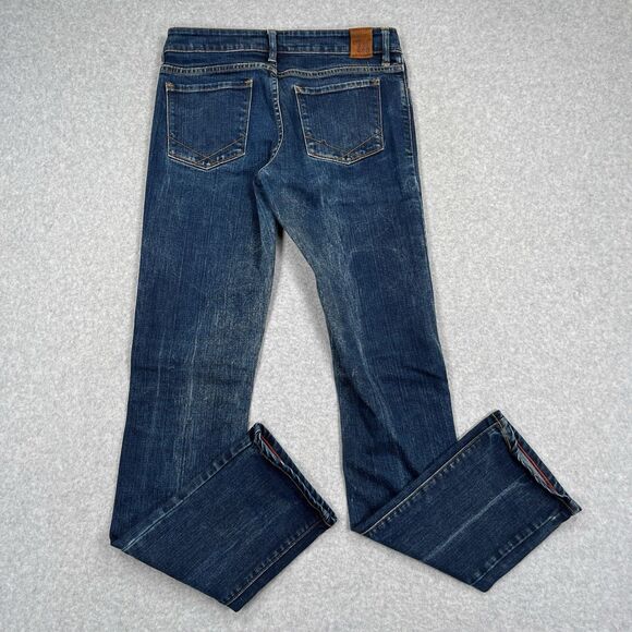 Raleigh Denim Workshop Jeans Womens 28 (30 x 34) White Oak Cone Straight 162/200 - Picture 2 of 13